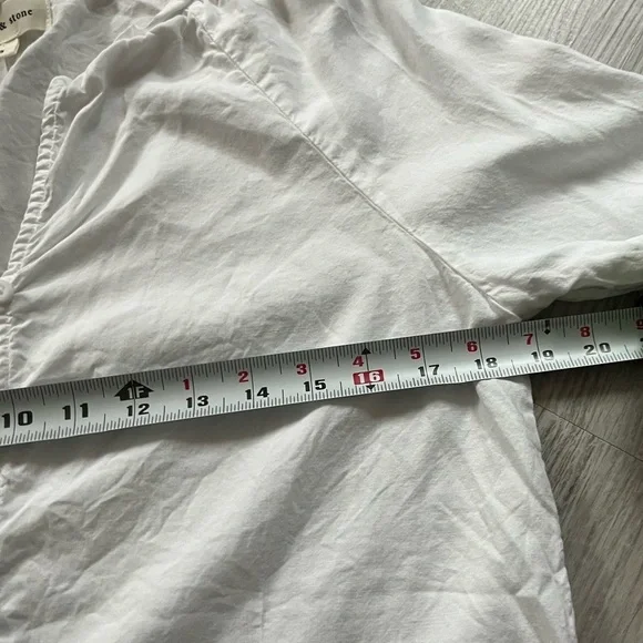 Cloth & Stone ruffle collar raglan sleeve shirt S - Picture 5 of 9